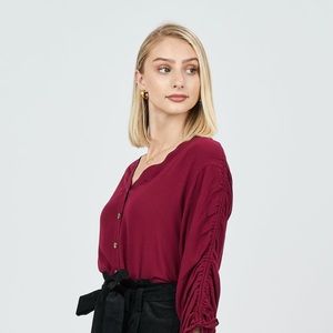 3️⃣PACK 3/4 sleeves top button downs